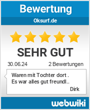 Bewertungen zu oksurf.de