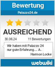 Bewertungen zu palazzo24.de