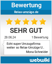Bewertungen zu relax-umzüge.de