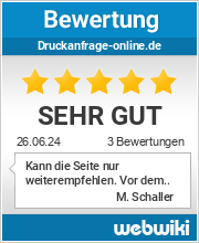 Bewertungen zu druckanfrage-online.de
