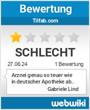 Bewertungen zu tilfab.com
