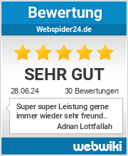 Bewertungen zu webspider24.de