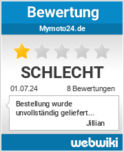 Bewertungen zu mymoto24.de