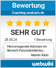 Bewertungen zu coaching-ansbach.de