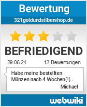 Bewertungen zu 321goldundsilbershop.de