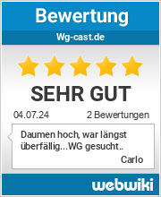 Bewertungen zu wg-cast.de