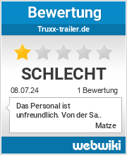 Bewertungen zu truxx-trailer.de