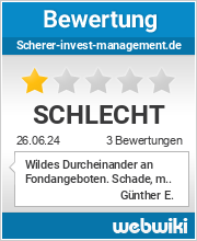 Bewertungen zu scherer-invest-management.de