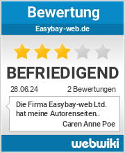 Bewertungen zu easybay-web.de