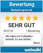 Bewertungen zu radsport-gross.de