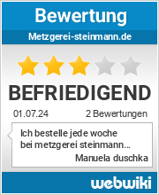 Bewertungen zu metzgerei-steinmann.de