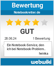 Bewertungen zu notebookretter.de