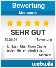 Bewertungen zu mcc-cats.de