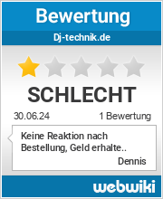 Bewertungen zu dj-technik.de