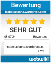 Bewertungen zu isabelladonna.wordpress.com
