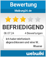 Bewertungen zu malburg24.de