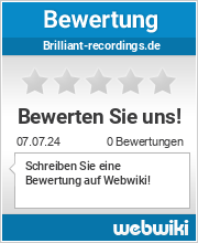 Bewertungen zu brilliant-recordings.de