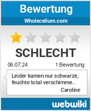Bewertungen zu wholecelium.com