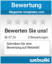 Bewertungen zu magazine-templates.com