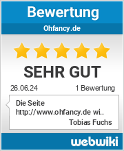 Bewertungen zu ohfancy.de