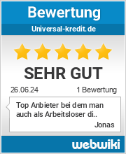 Bewertungen zu universal-kredit.de