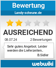 Bewertungen zu landy-scheune.de