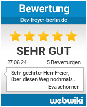 Bewertungen zu dkv-freyer-berlin.de