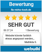 Bewertungen zu ra-mirko-koch.de