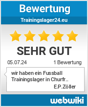 Bewertungen zu trainingslager24.eu