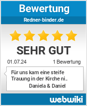 Bewertungen zu redner-binder.de