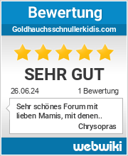 Bewertungen zu goldhauchsschnullerkidis.com