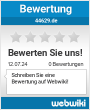 Bewertungen zu 44629.de