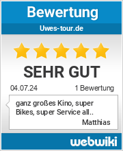 Bewertungen zu uwes-tour.de