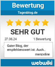Bewertungen zu tagesblog.de