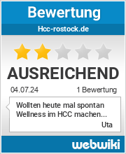 Bewertungen zu hcc-rostock.de