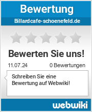 Bewertungen zu billardcafe-schoenefeld.de