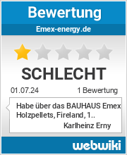 Bewertungen zu emex-energy.de