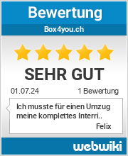 Bewertungen zu box4you.ch