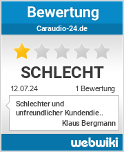 Bewertungen zu caraudio-24.de