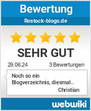 Bewertungen zu rostock-blogs.de