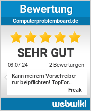 Bewertungen zu computerproblemboard.de