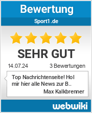 Bewertungen zu sport1.de