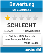 Bewertungen zu der-elsetaler.de