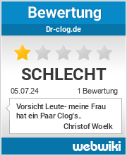 Bewertungen zu dr-clog.de