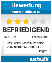 Bewertungen zu forum-maritinum.de