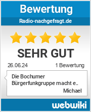 Bewertungen zu radio-nachgefragt.de
