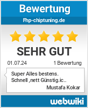 Bewertungen zu fhp-chiptuning.de