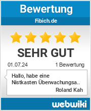 Bewertungen zu fibich.de