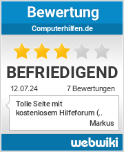 Bewertungen zu computerhilfen.de