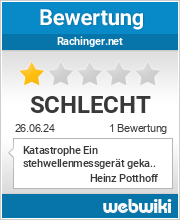 Bewertungen zu rachinger.net